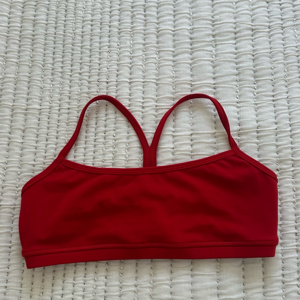 Form activewear Y Bra in Cherry. Size small